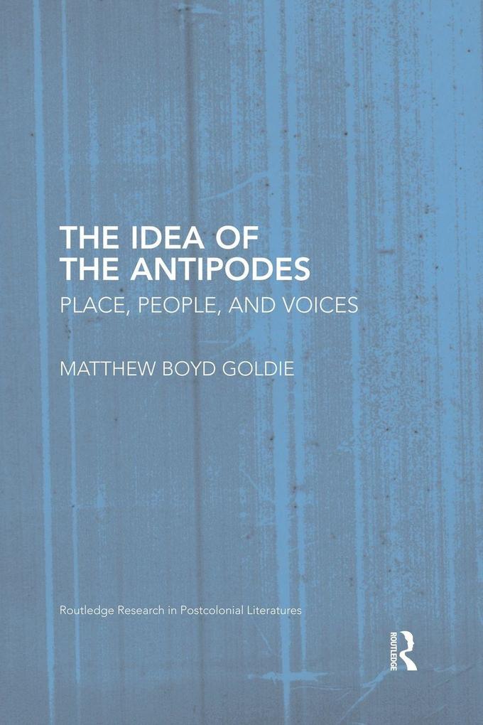 The Idea of the Antipodes