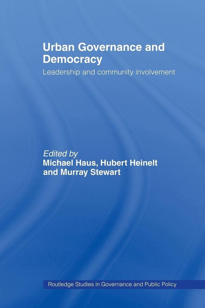 Urban Governance and Democracy