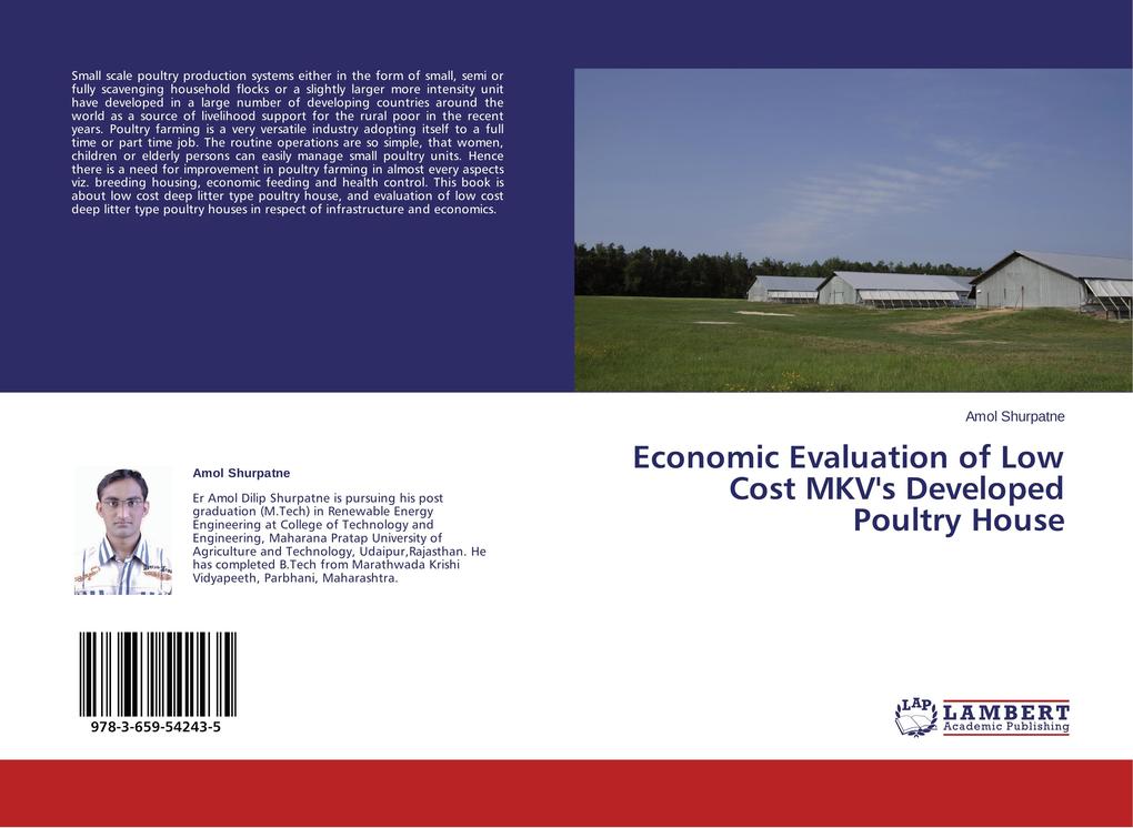 Economic Evaluation of Low Cost MKV‘s Developed Poultry House