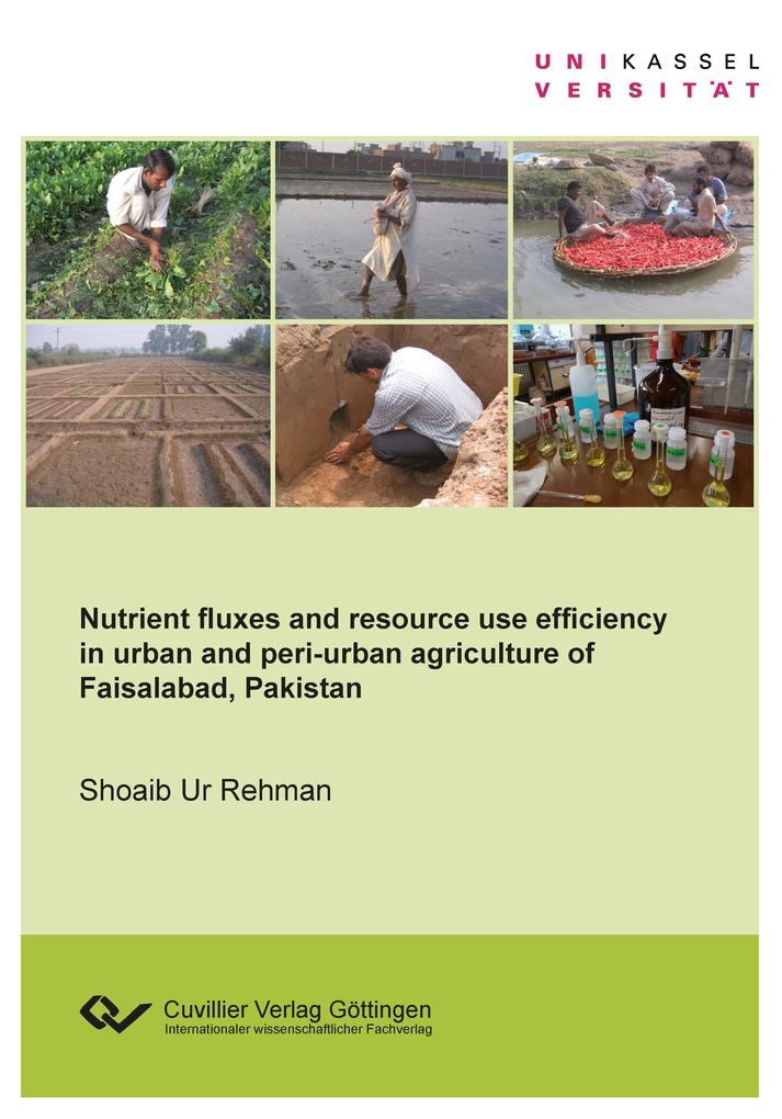 Nutrient fluxes and resource use efficiency in urban and peri-urban agriculture of Faisalabad Pakistan