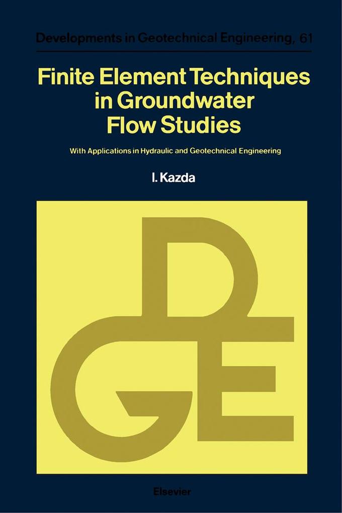 Finite Element Techniques in Groundwater Flow Studies