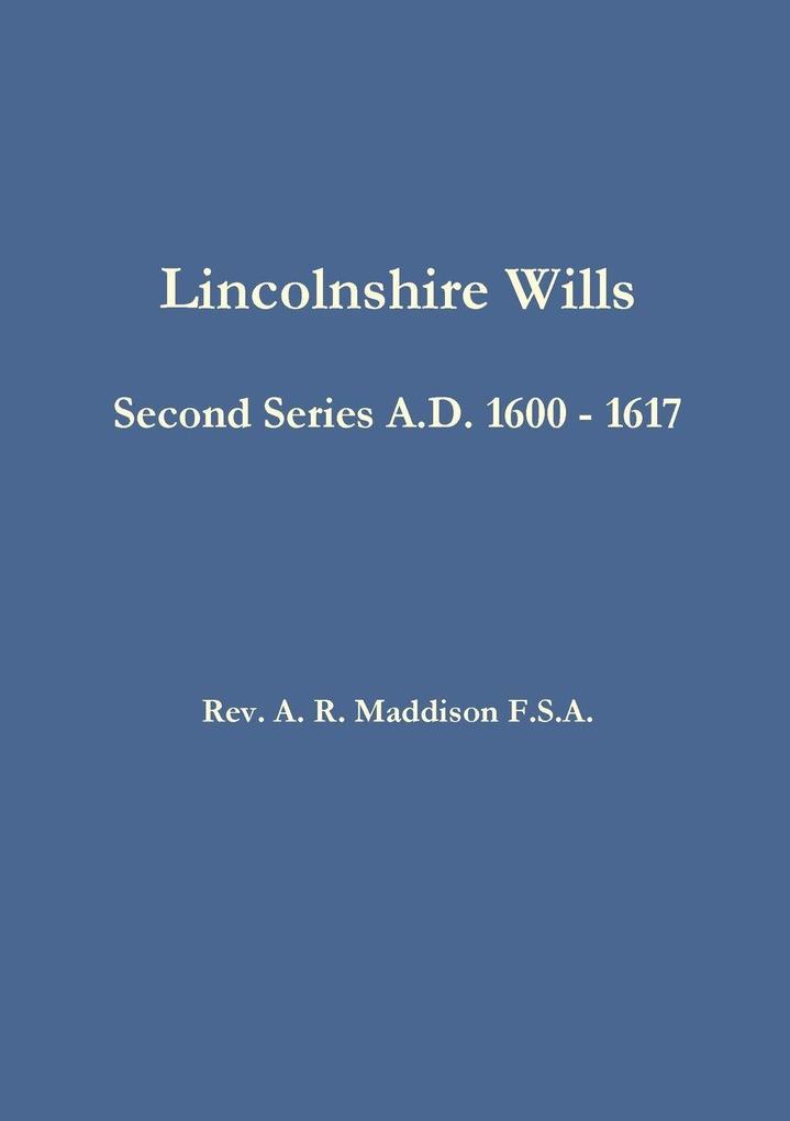 Lincolnshire Wills