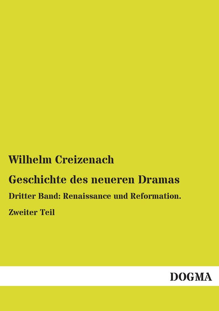 Geschichte des neueren Dramas