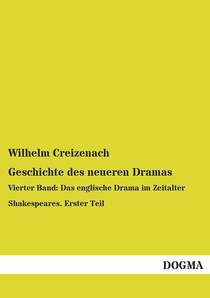 Geschichte des neueren Dramas