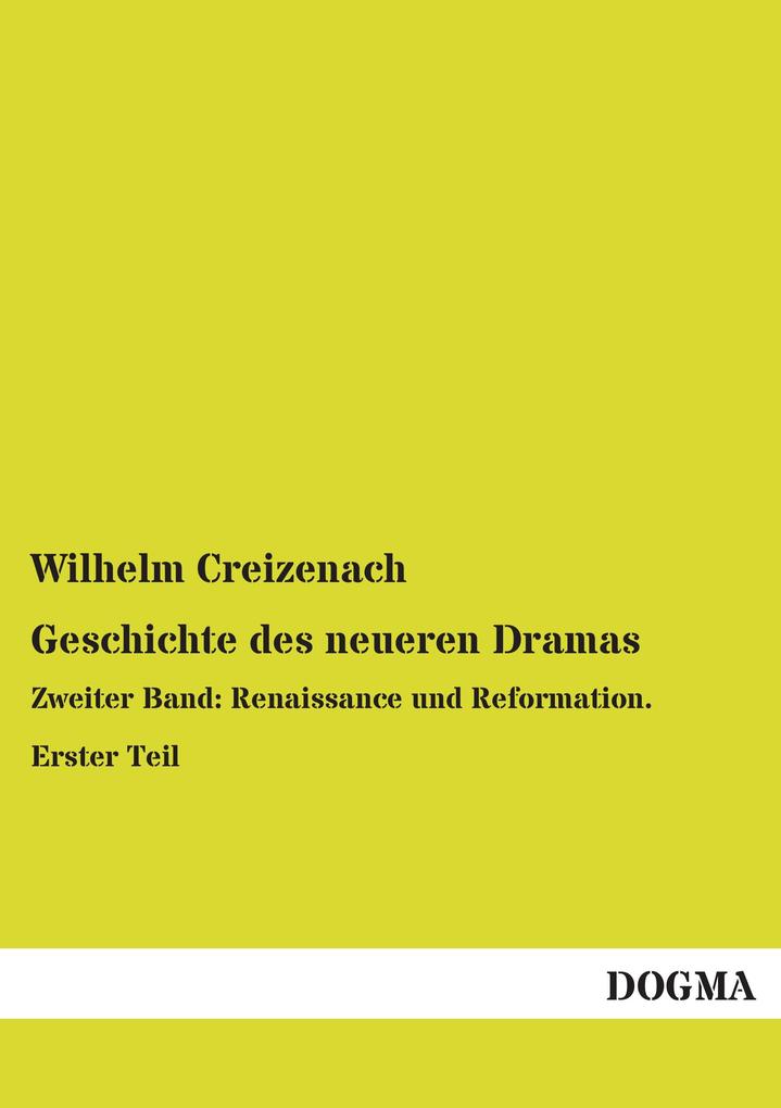 Geschichte des neueren Dramas