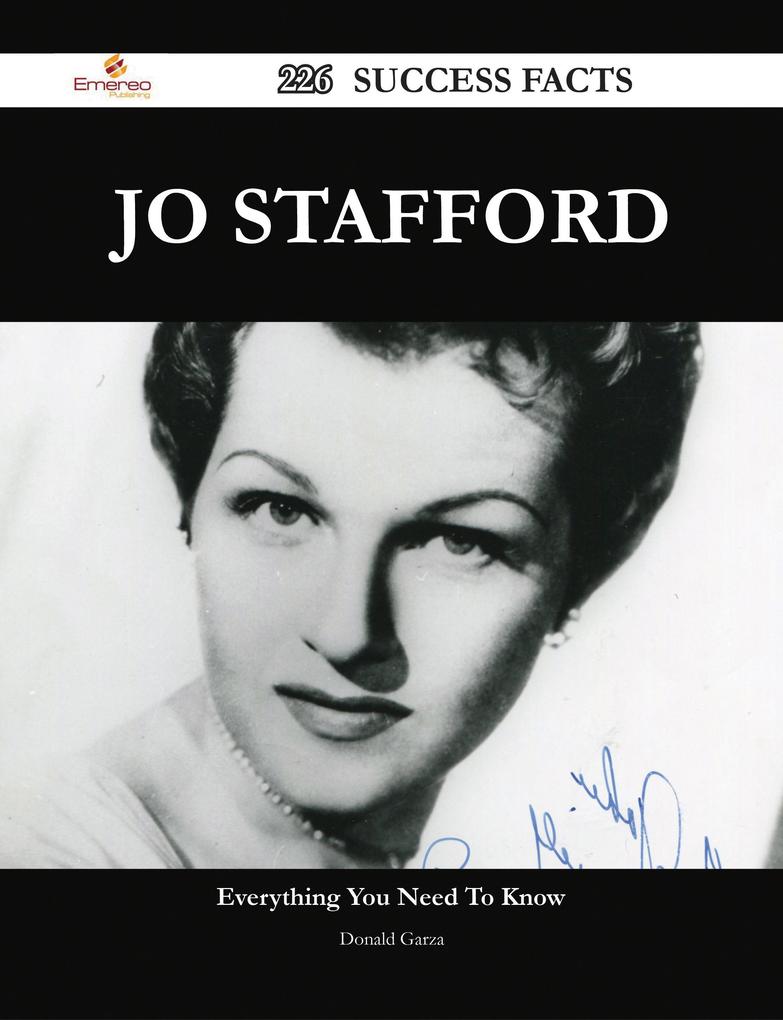 Jo Stafford 226 Success Facts - Everything you need to know about Jo Stafford