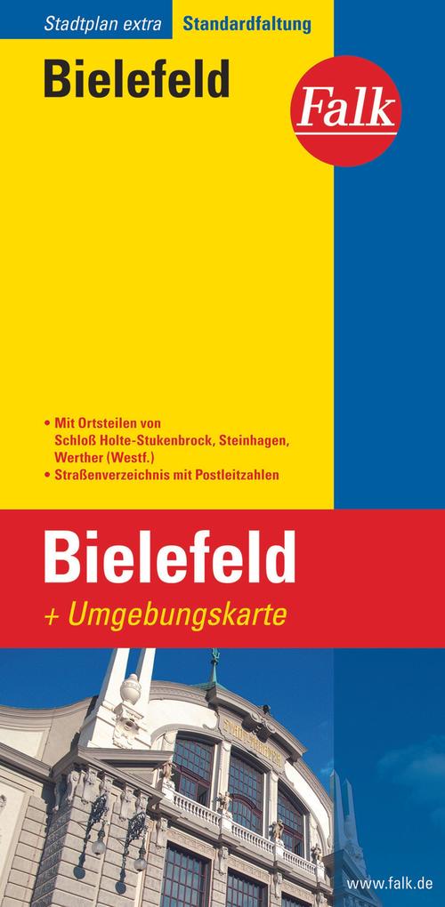 Falk Stadtplan Extra Bielefeld 1:20 000