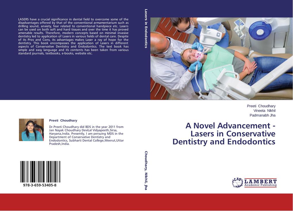 A Novel Advancement - Lasers in Conservative Dentistry and Endodontics als Buch von Preeti Choudhary, Vineeta Nikhil, Padmanabh Jha - Preeti Choudhary, Vineeta Nikhil, Padmanabh Jha