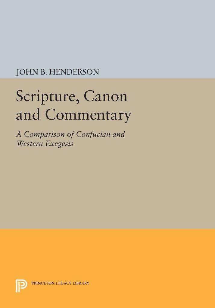 Scripture Canon and Commentary