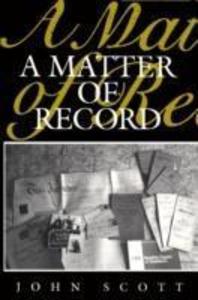 A Matter of Record