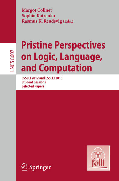 Pristine Perspectives on Logic Language and Computation