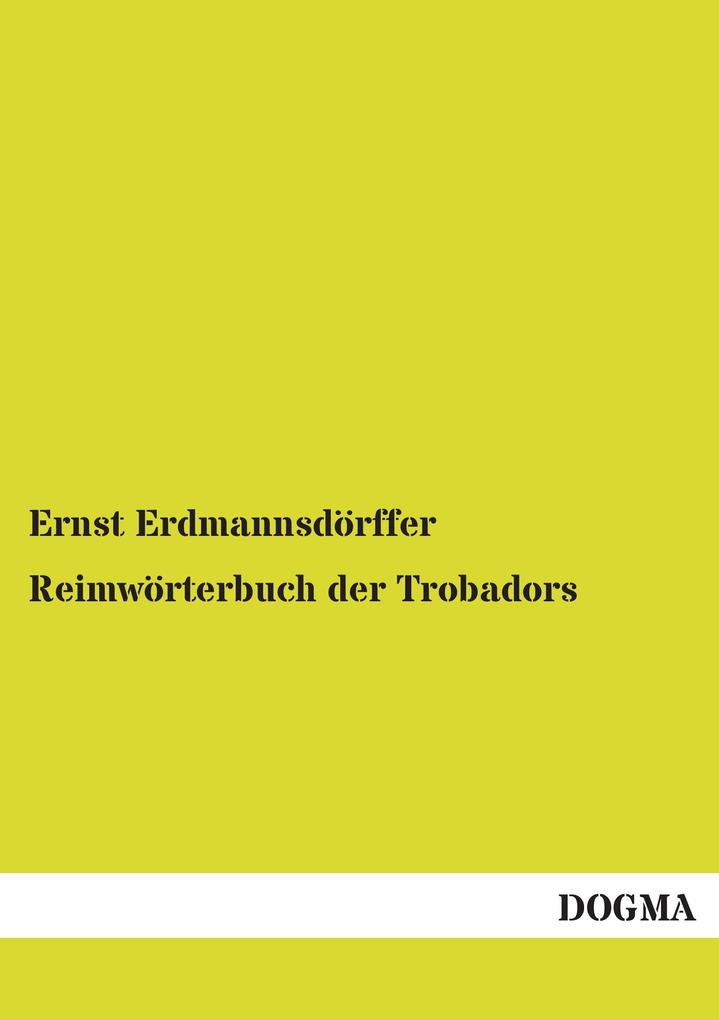 Reimwörterbuch der Trobadors