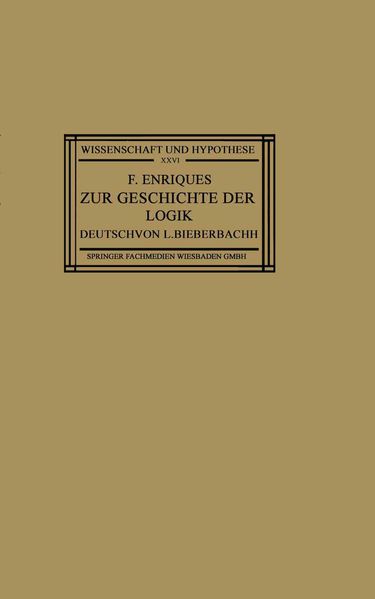 Zur Geschichte der Logik
