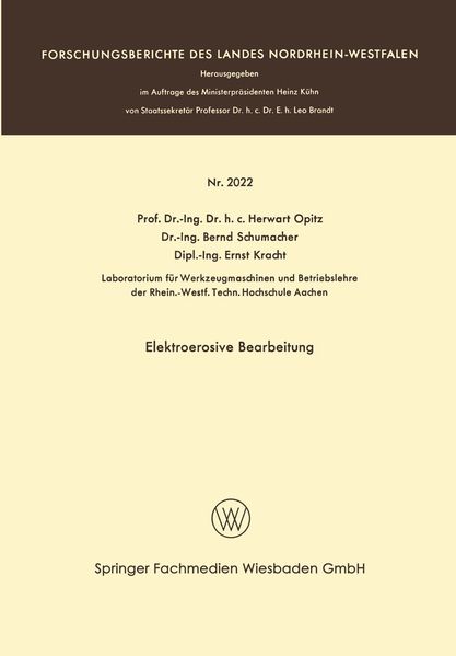 Elektroerosive Bearbeitung