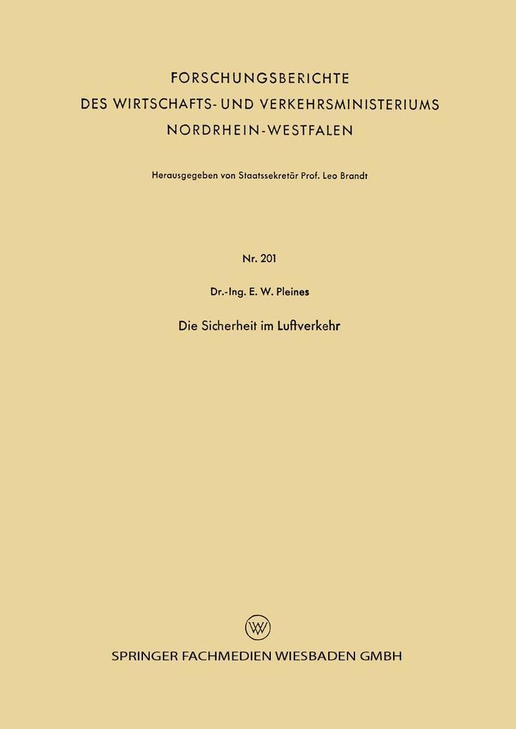 Die Sicherheit im Luftverkehr