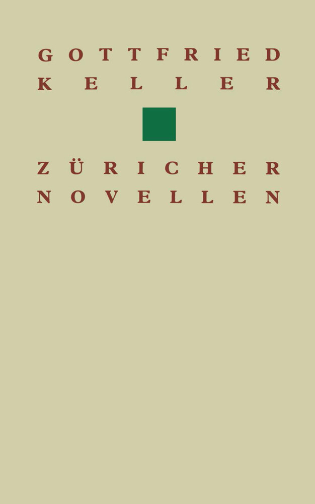 Gottfried Keller Züricher Novellen - Charbon/ KELLER/ LAUMONT