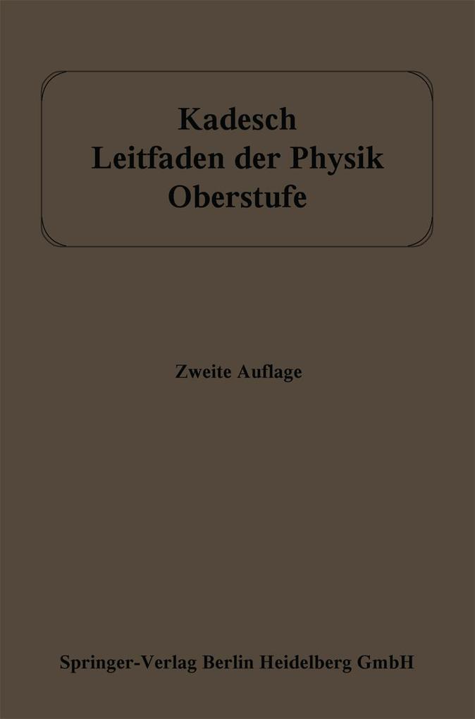 Leitfaden der Physik