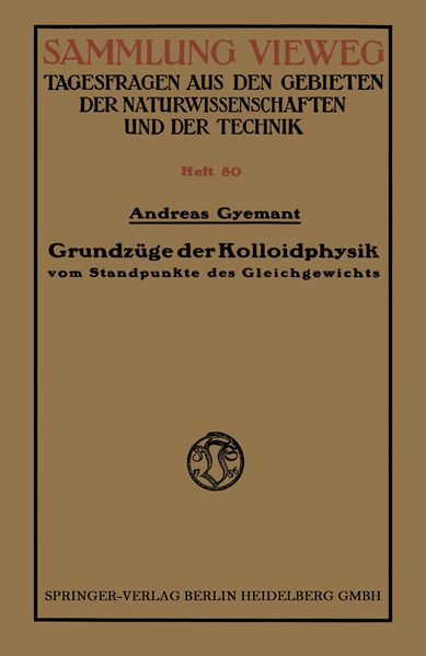 Grundzüge der Kolloidphysik