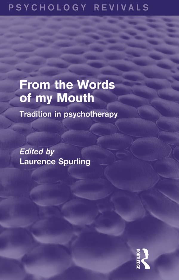 From the Words of my Mouth (Psychology Revivals)