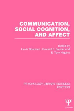 Communication Social Cognition and Affect (Ple: Emotion)