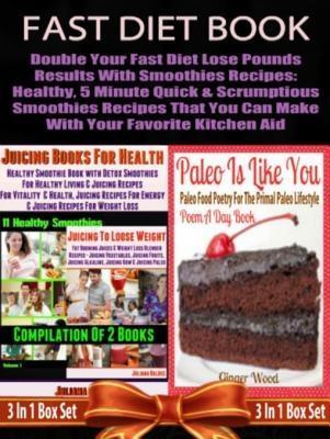 Fast Diet Book: Double Your Fast Diet Lose Pounds Results With Smoothies Recipes: Healthy 5 Minute Quick & Scrumptious Smoothies Recipes That You Can Make With Your Favorite Kitchen Aid