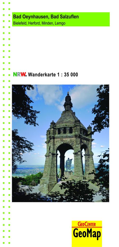 Bad Oeynhausen Bad Salzuflen Wanderkarte 1:35 000