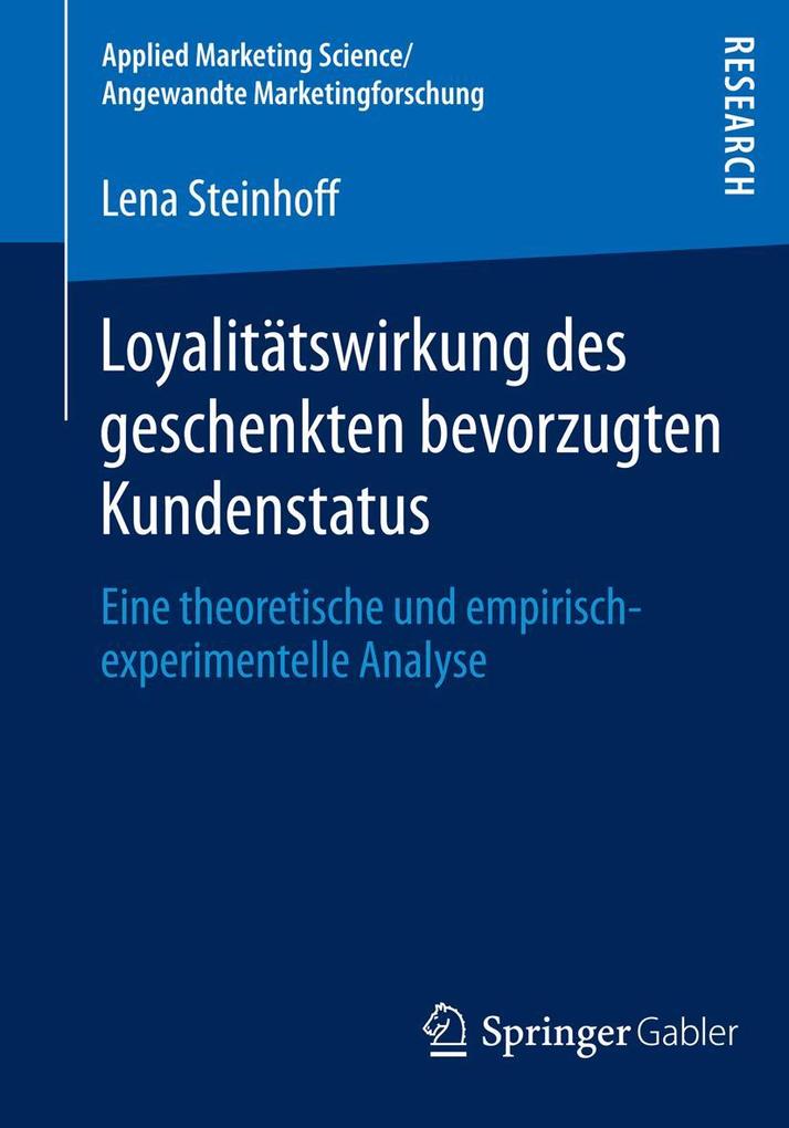 Loyalitätswirkung des geschenkten bevorzugten Kundenstatus