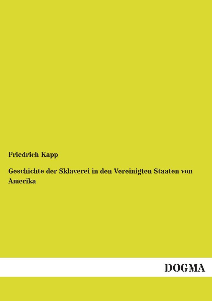 Geschichte der Sklaverei in den Vereinigten Staaten von Amerika