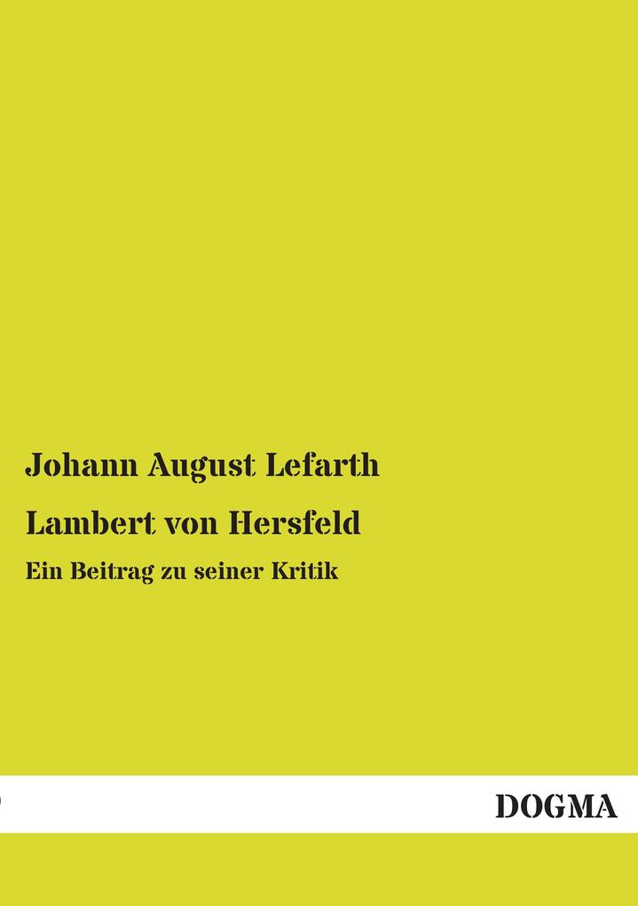 Lambert von Hersfeld