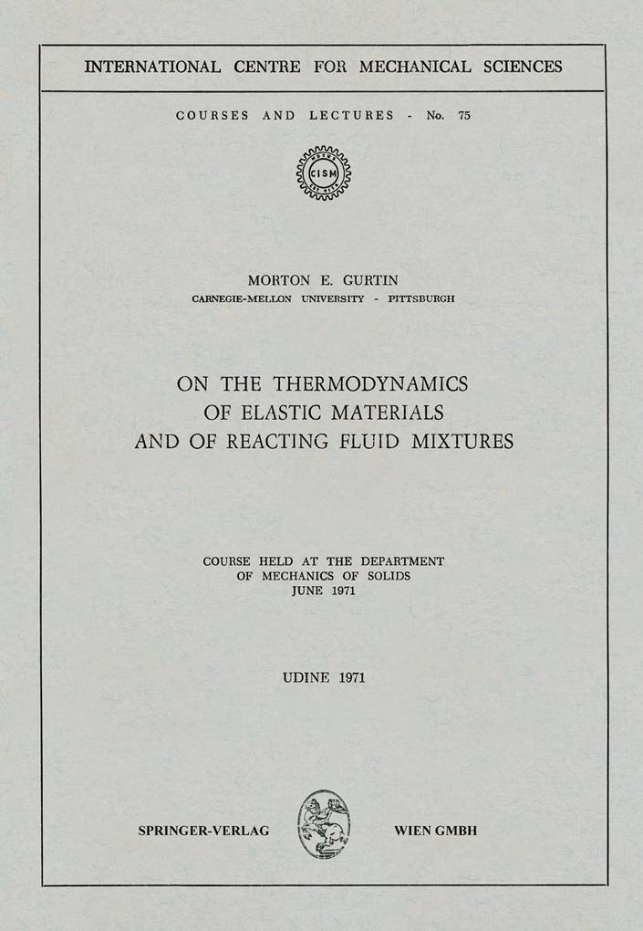 On the Thermodynamics of Elastic Materials and of Reacting Fluid Mixtures