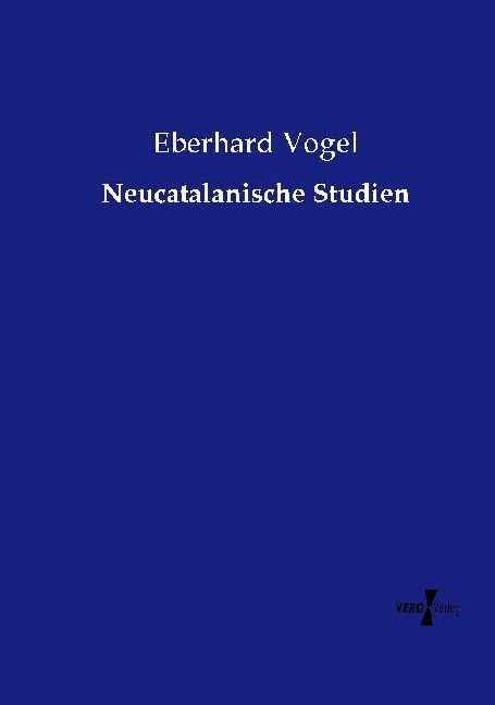 Neucatalanische Studien