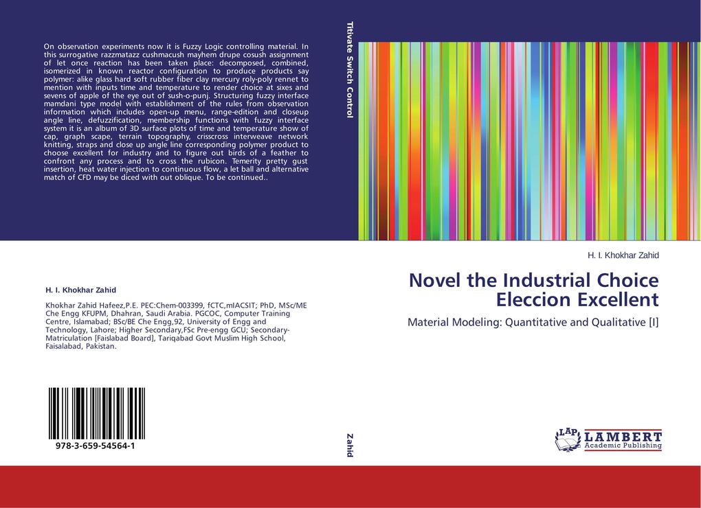 Novel the Industrial Choice Eleccion Excellent