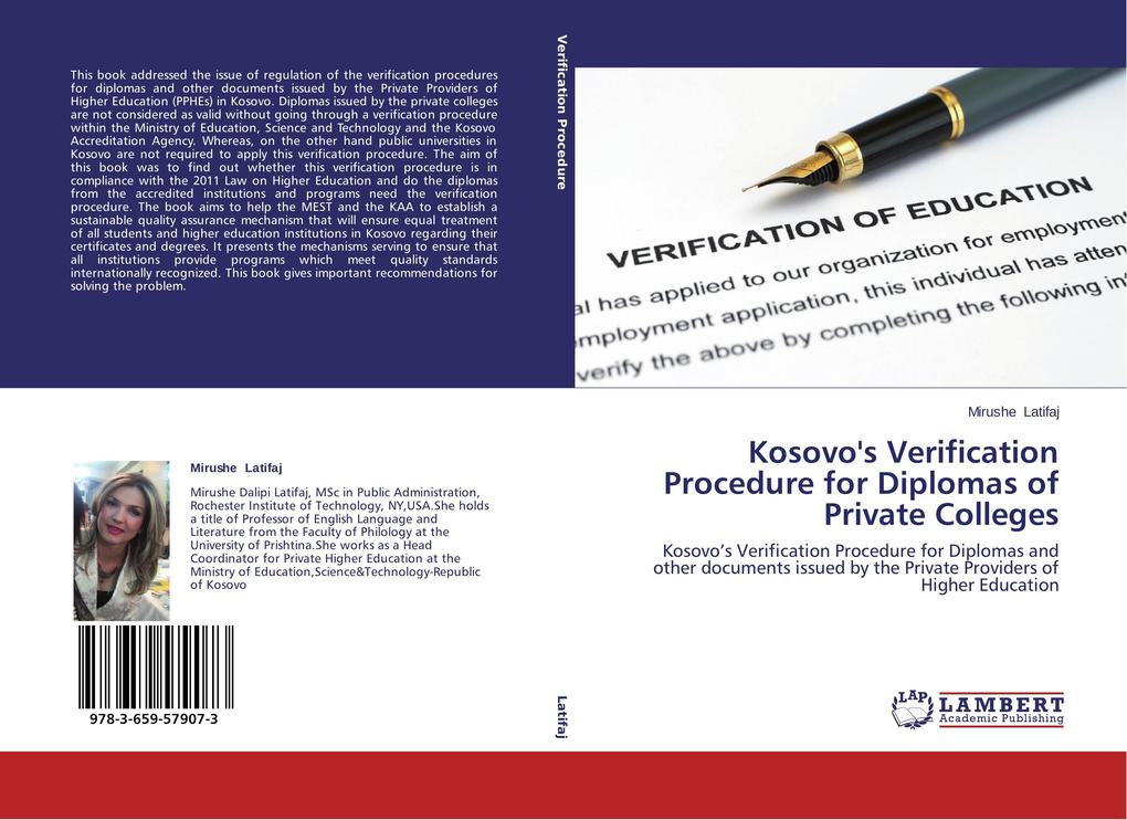 Kosovo‘s Verification Procedure for Diplomas of Private Colleges