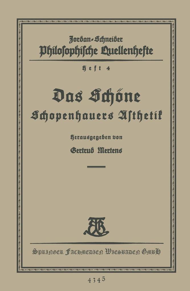 Das Schöne