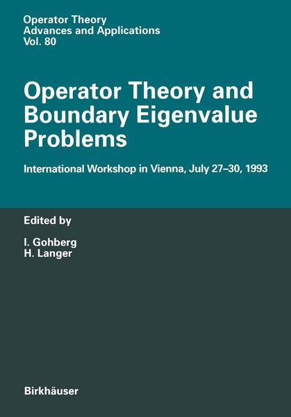 Operator Theory and Boundary Eigenvalue Problems