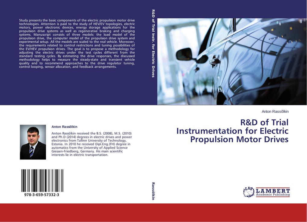 R&D of Trial Instrumentation for Electric Propulsion Motor Drives