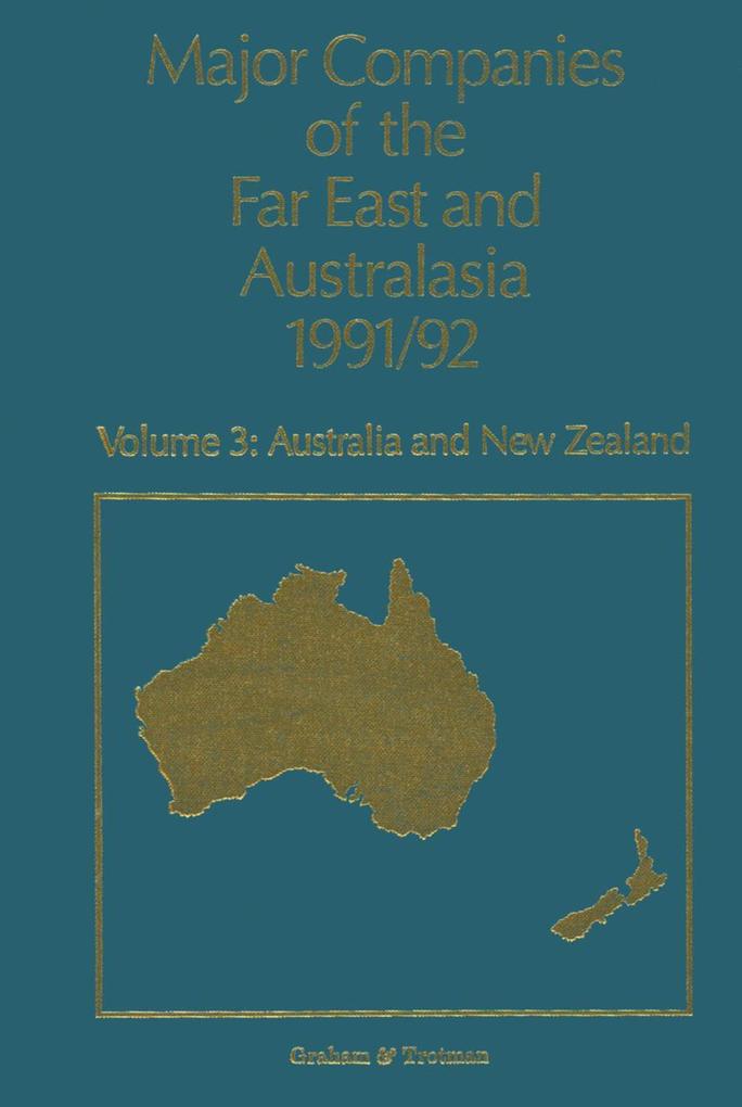 Major Companies of The Far East and Australasia 1991/92