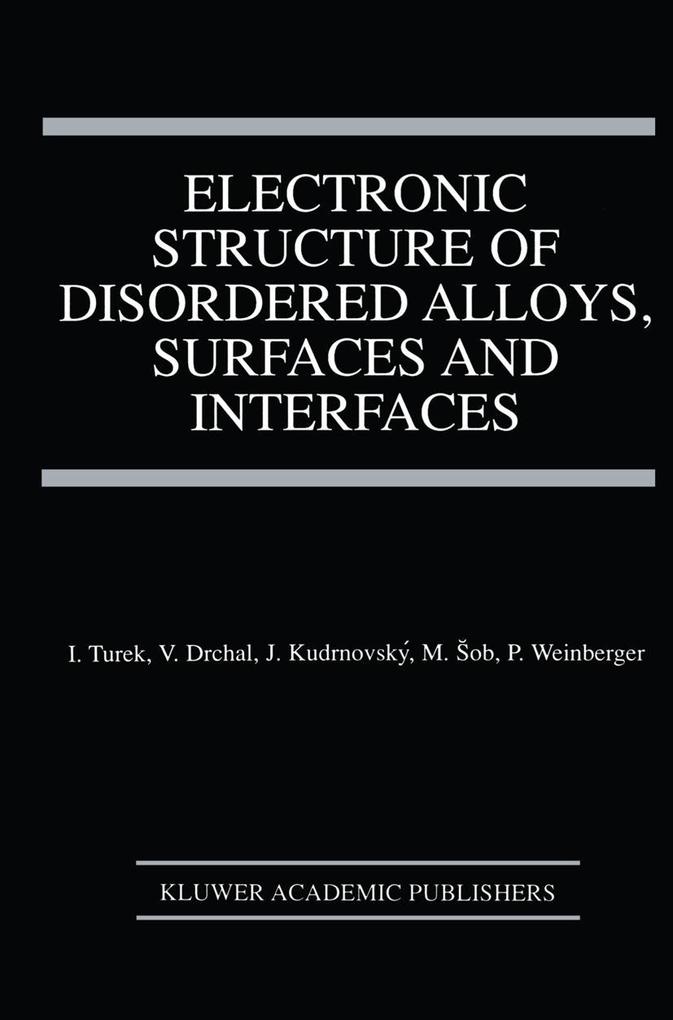 Electronic Structure of Disordered Alloys Surfaces and Interfaces