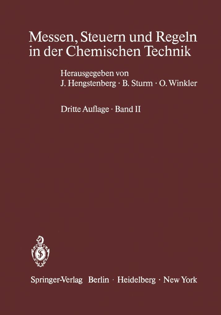 Messen Steuern und Regeln in der Chemischen Technik