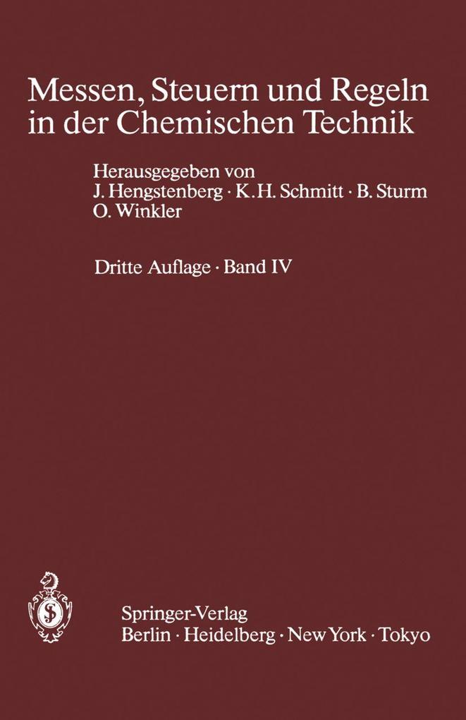 Messen Steuern und Regeln in der Chemischen Technik