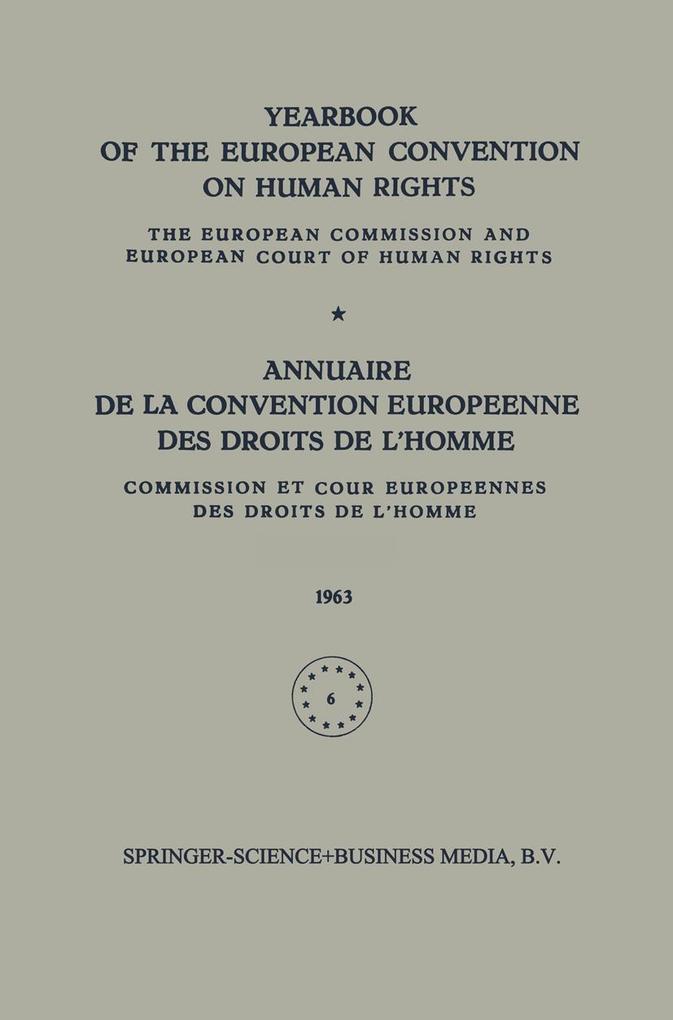 Yearbook of the European Convention on Human Rights / Annuaire de la Convention Europeenne des Droits de LHomme