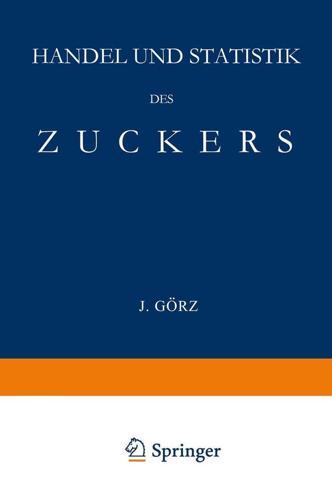 Handel und Statistik des Zuckers