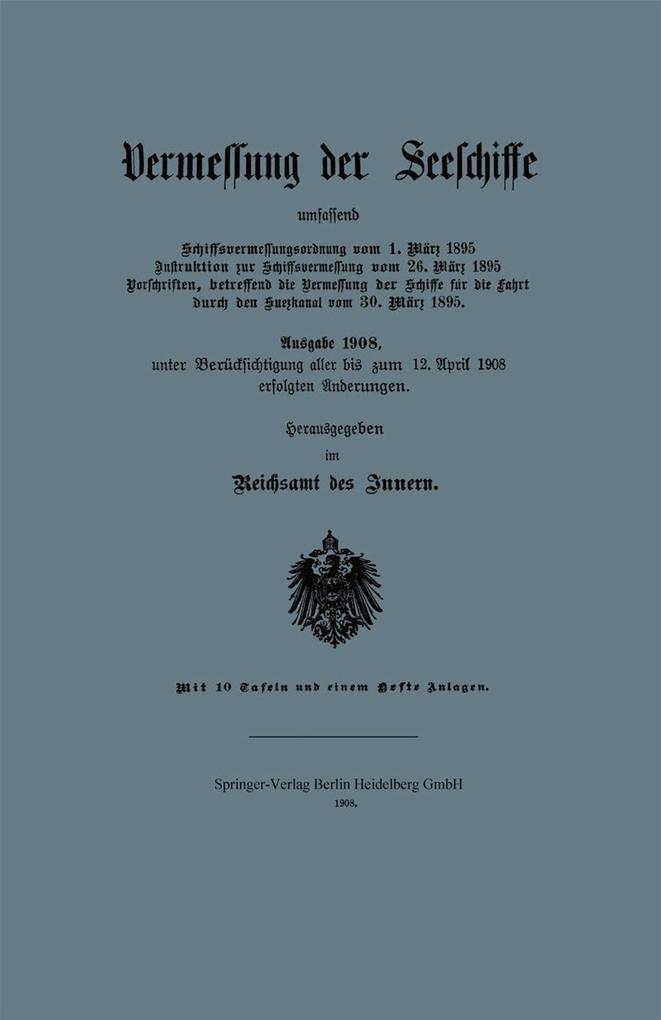 Vermessung der Seeschiffe