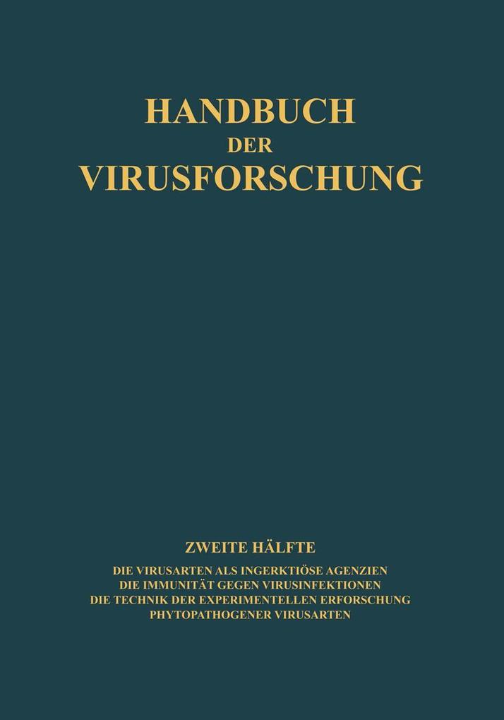 Handbuch der Virusforschung