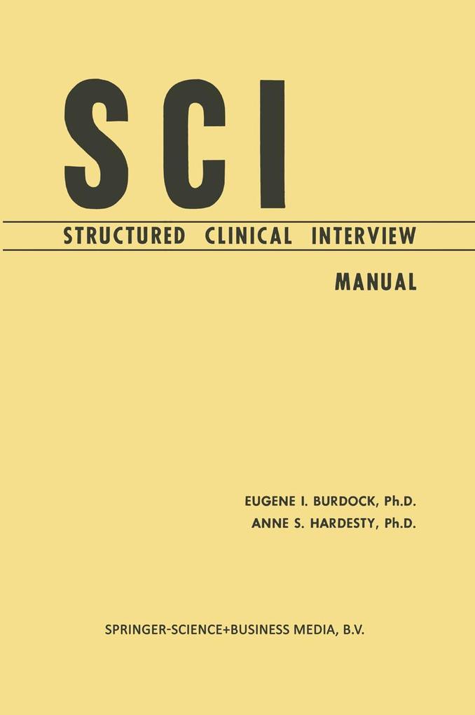 SCI Structured Clinical Interview