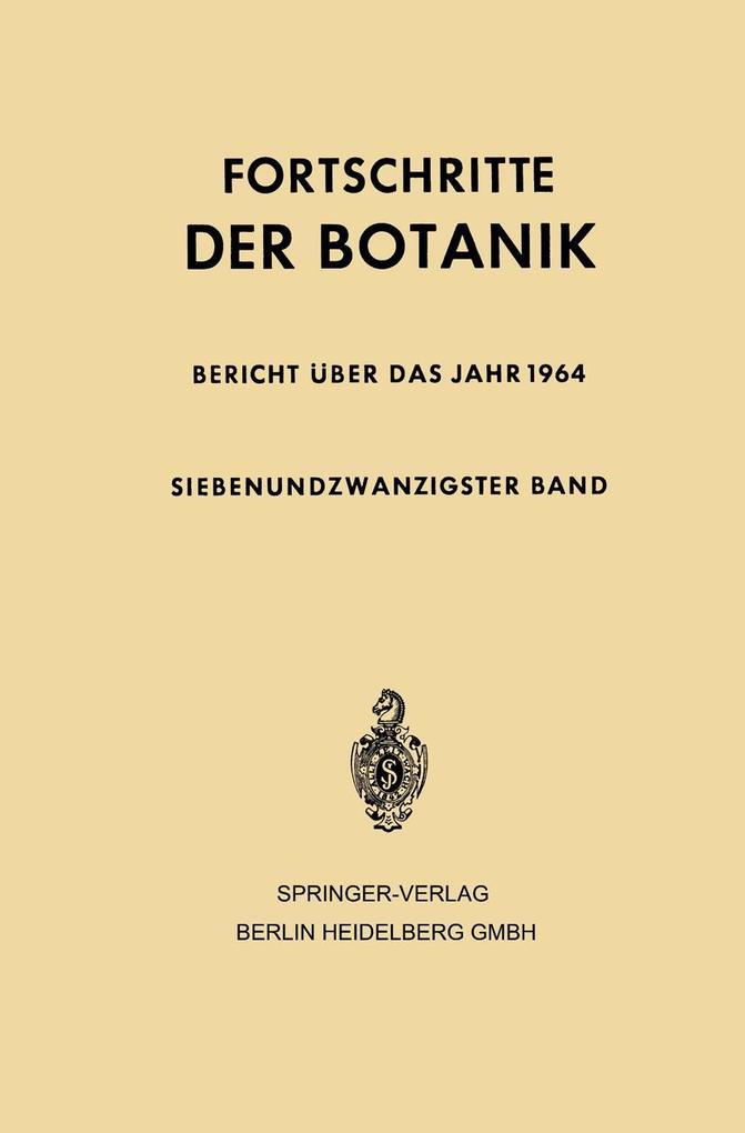 Fortschritte der Botanik