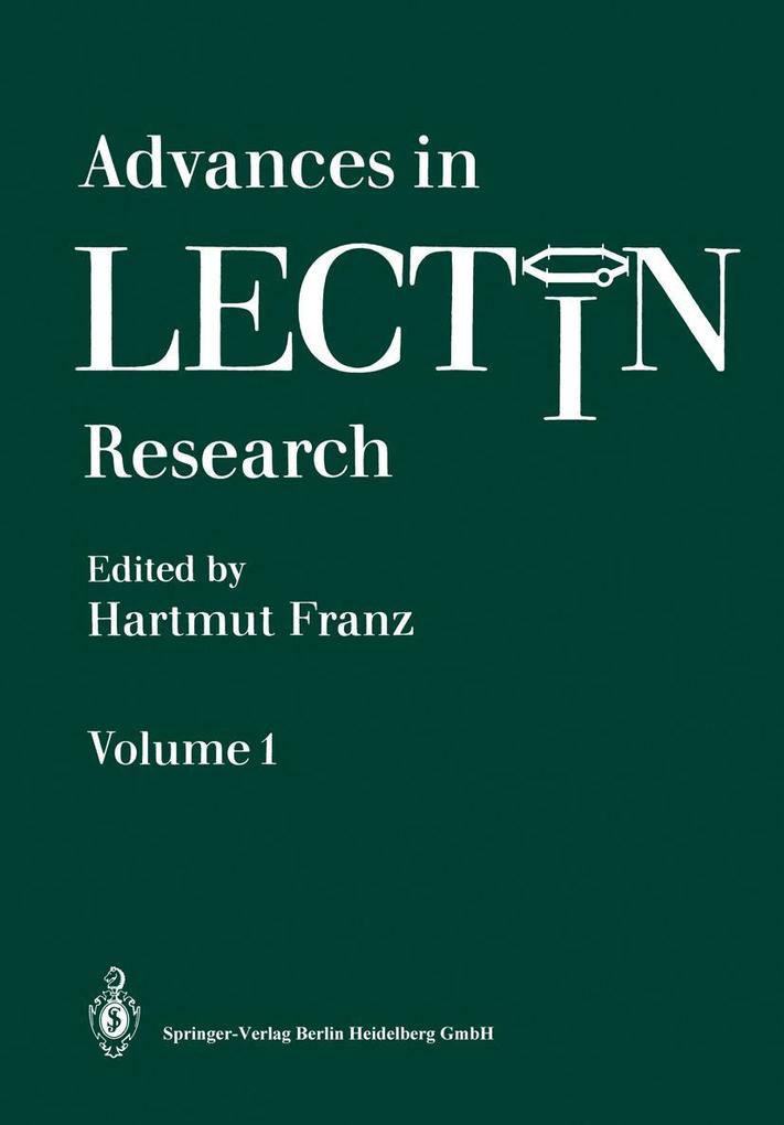 Advances in Lectin Research