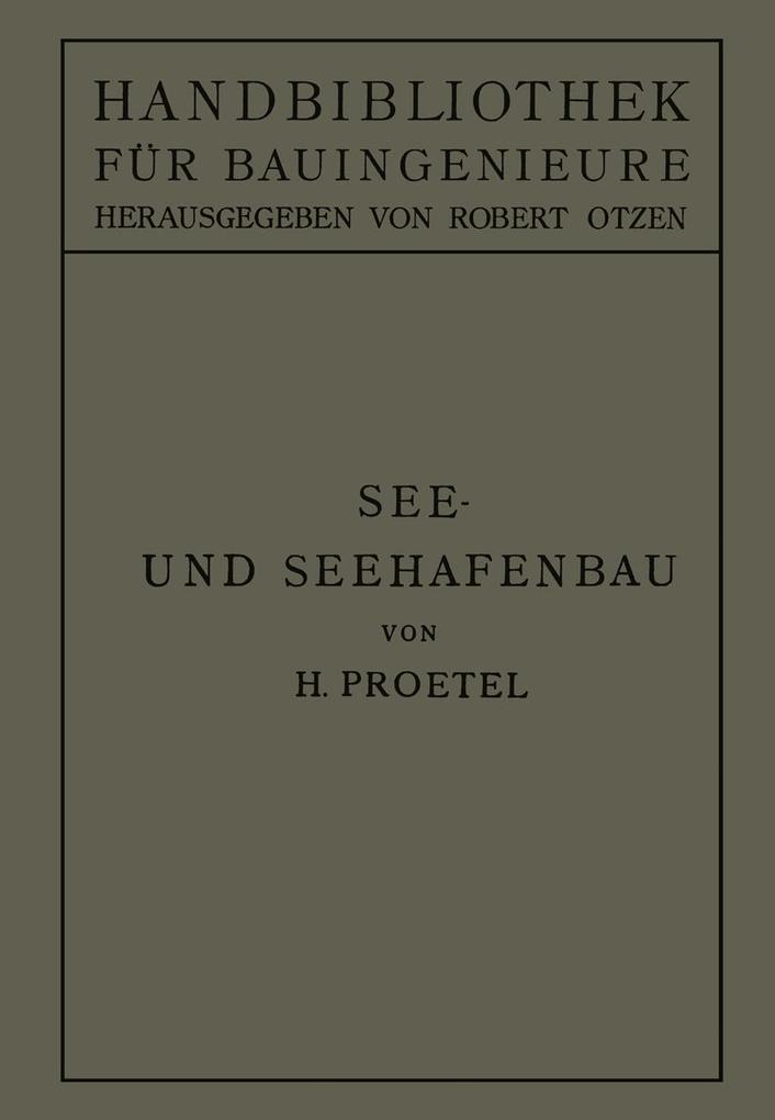 See- und Seehafenbau