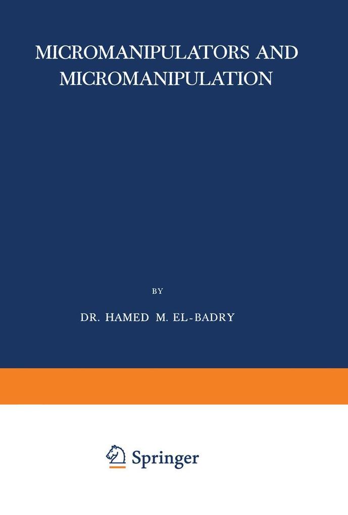 Micromanipulators and Micromanipulation