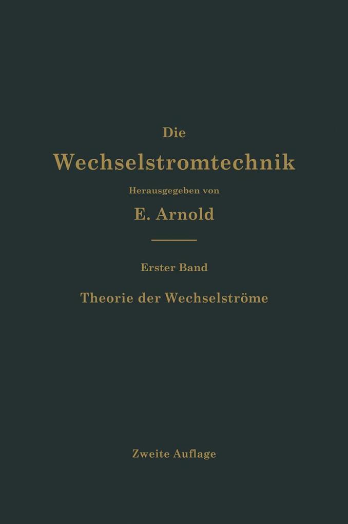 Theorie der Wechselströme